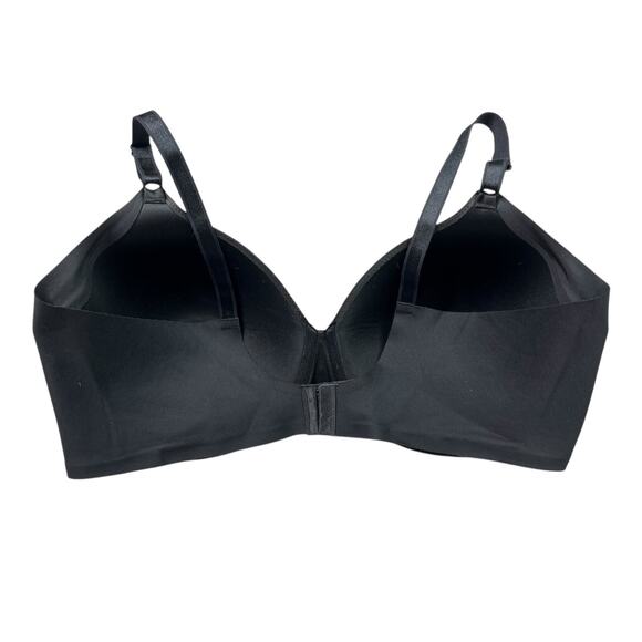 Olga No Side Effects Underwire Seamless Contour Bra GB0561C Black 44DD - Picture 2 of 4